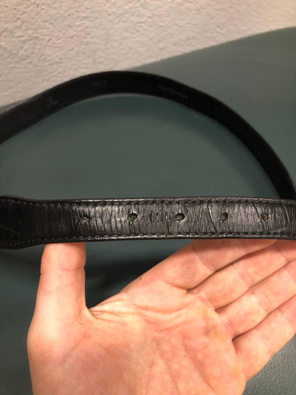 The Kooples Womens Cow Leather Black Belts / 100 Cm - Etsy display picture 2