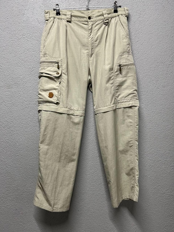 Fjallraven, vintage Fjällräven mens outdoor wear fit zip-off pants 50