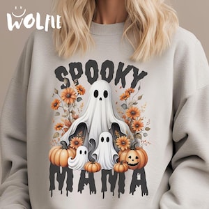 Spooky Mama PNG, retro halloween png, trending png, Halloween Ghost png, Mama png, Pumpkin PNG, Spooky mini png, Mama mini png, Sublimation