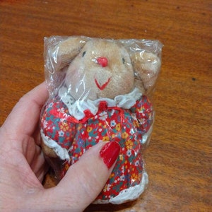 Vintage Avon mousse plush 4.5&quot; still in original wrapper