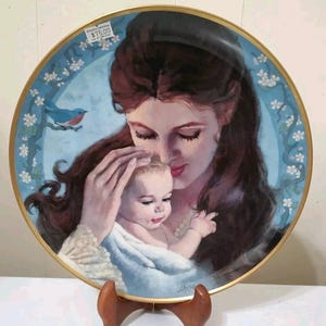 Vintage Collectors Plate The Premier Collection &quot;Love&quot; 1991 John McClelland Number 487