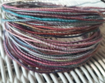 Beautiful multicolored wire in pretty fall colors.  Wool spun craft wire