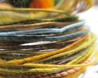 Wool Fiber Wire, multicolor, core spun coated copper wire