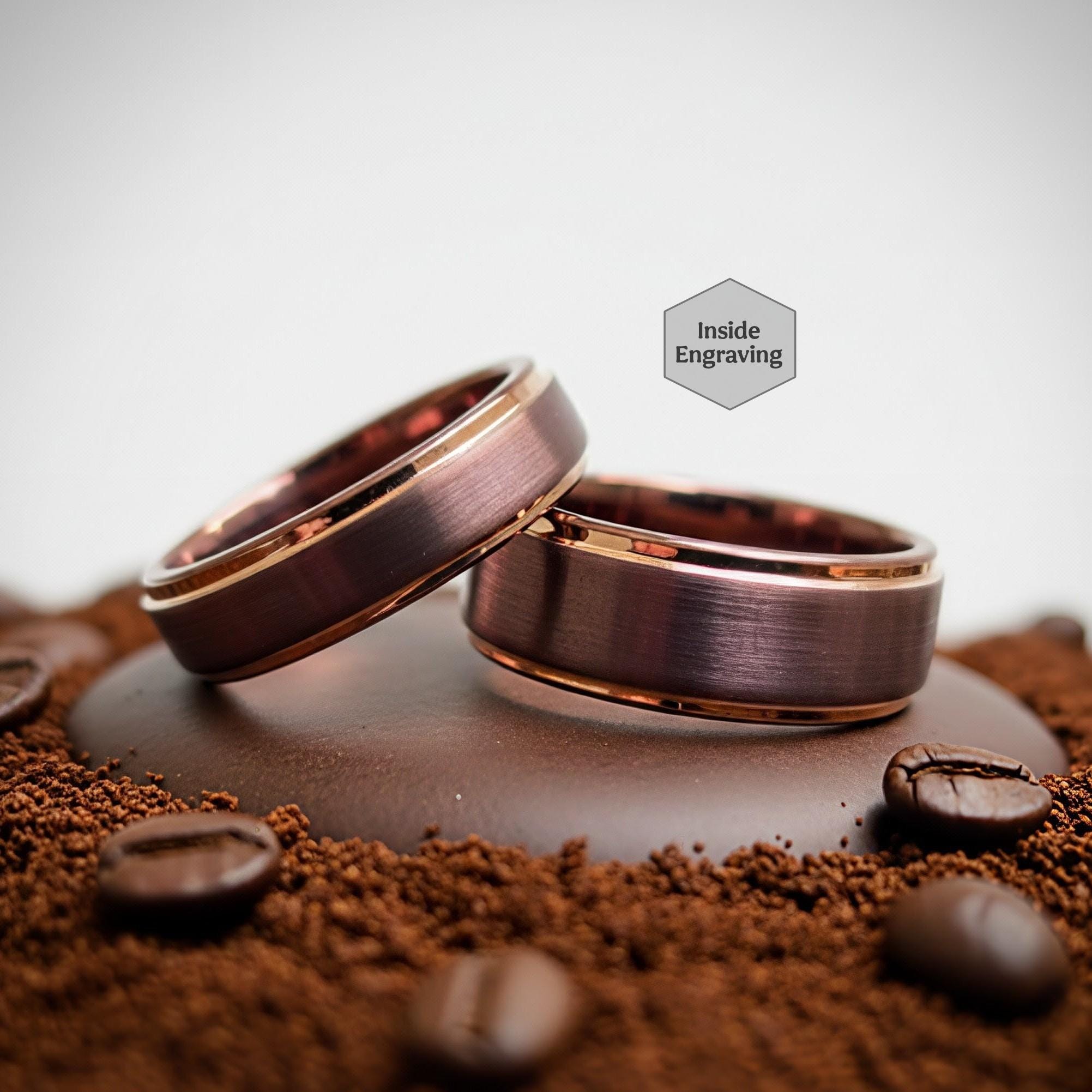 Mens Coffee Ring - Etsy
