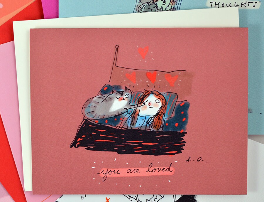 You Are Loved - Cat Mom Card - Happy Mother's Day Card - From the…