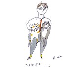 World's Best Cat Dad Print - Father's Day Gift - Cat Dad Art