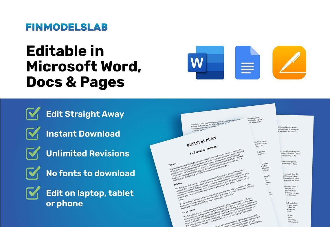 Roller Skate Rink Business Plan Template - Comprehensive & Customizable
