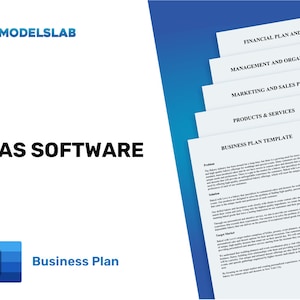 Saas Software Business Plan Template - Comprehensive & Customizable