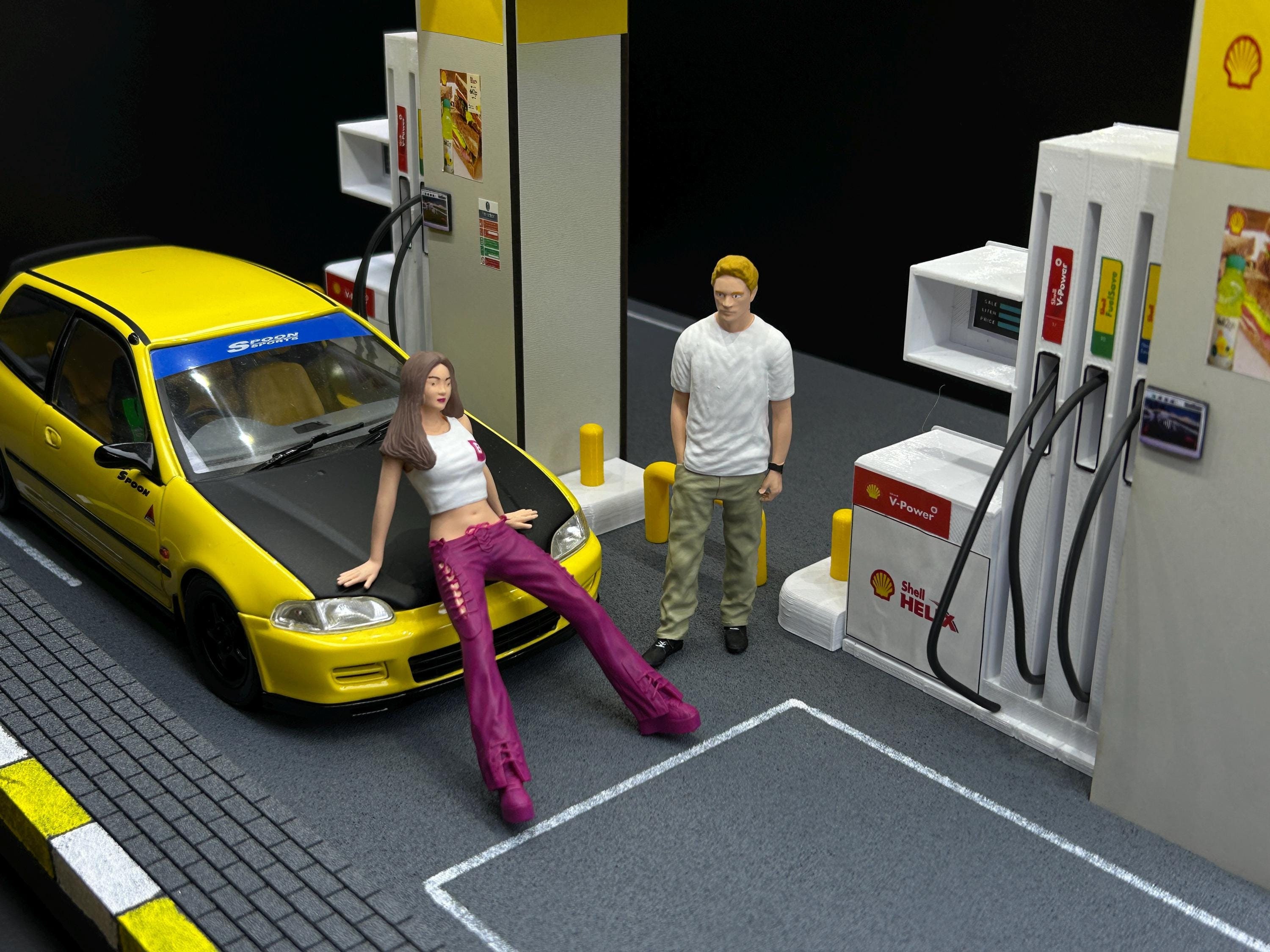 1/18 Scale Brian and Suki Figure - Fast Furious