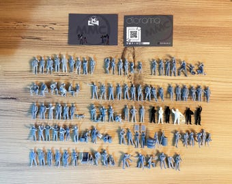 1/64 Scale Unpainted 100 Pieces Figure / Boxed