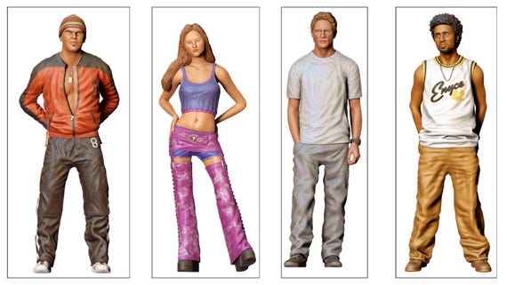 1/18 Scale 2 Fast 2 Furious Figure Set - Etsy