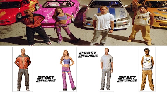 1/18 Scale 2 Fast 2 Furious Figure Set - Etsy