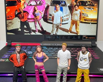 1/18 scale 2 fast 2 furious figure set