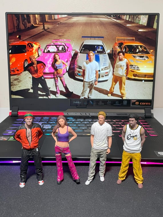 1/18 Scale 2 Fast 2 Furious Figure Set - Etsy