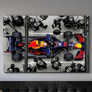 Max Verstappen The Fastest Pit-Stop Poster Art Canvas Print,Max F1 Canvas,F1 Fan Gift,Formula 1 Poster,Max Verstappen Wallpaper,Max Fan Gift