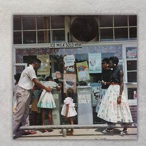 Gordon Parks Canvas,Drinking Fountain Black Lives Matter African American,Department Store Segregation in the South Colored,Ready To Hang