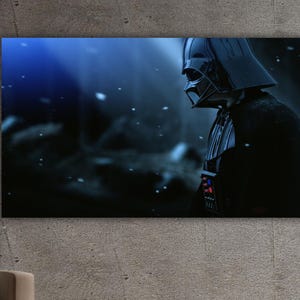 Starwars-muurdecoratie, Starwars Darth Vader-poster canvas muurkunst, Darth Vader print kunst, Clone Wars-poster, Darth Vader, Luke Skywalker, Obi Wan