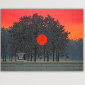 O pôster de banquete Canvas Wall Art de René Magritte, René Magritte The Banquet Canvas Art, Reprodução de impressão Wall Art, Modern Wall Art Decor