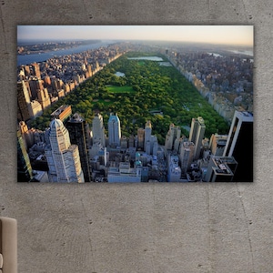 New York canvas Print,Central park poster,Central park New York skyline City wall art,Large canvas art,New York décor,New York photo,NY gift