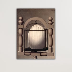 Elective Affinities 1933 Poster Art By Rene Magritte,René Magritte Elective Affinities Canvas Art,Reprodução de impressão,Decoração de arte de parede moderna