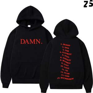 Kendrick Lamar Damn Hoodie Etsy