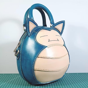 Sleepy Dude Leather Bag Pattern PDF