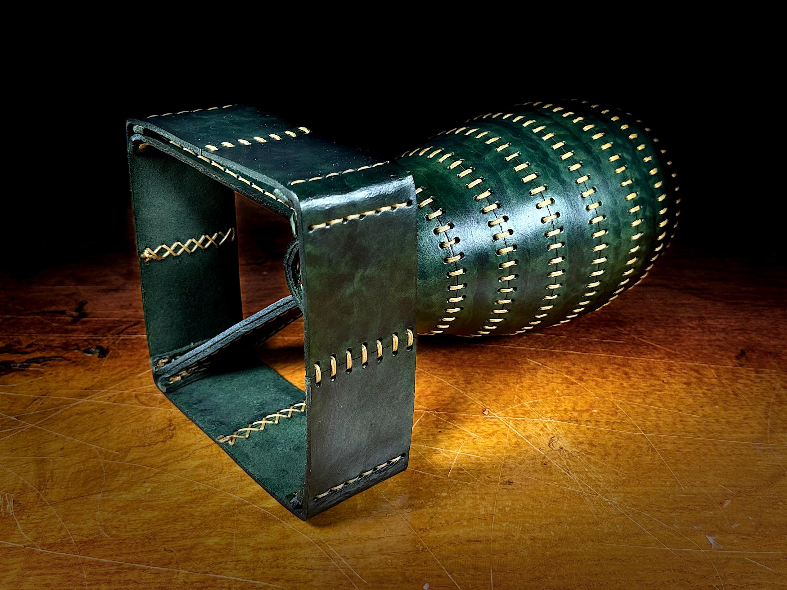 Checker Pattern Nuke Leather Pattern PDF | Mini Nuke Replica Headset Stand | Leather Desktop ...