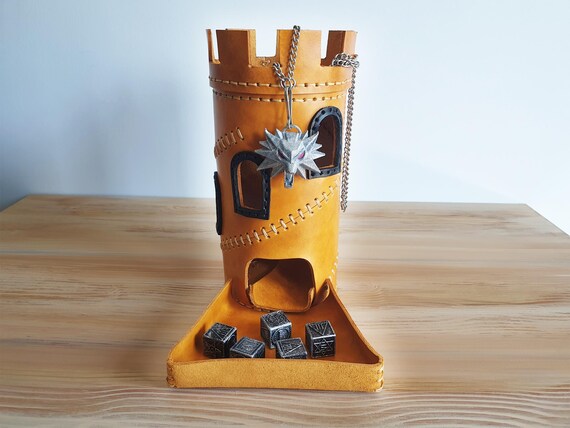 Dice Tower Leather Pattern PDF/DXF - RPG Dice Roller