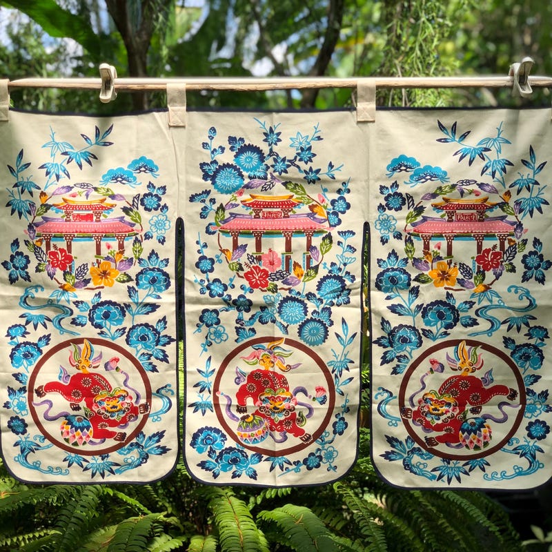 Japanese Curtains - Etsy