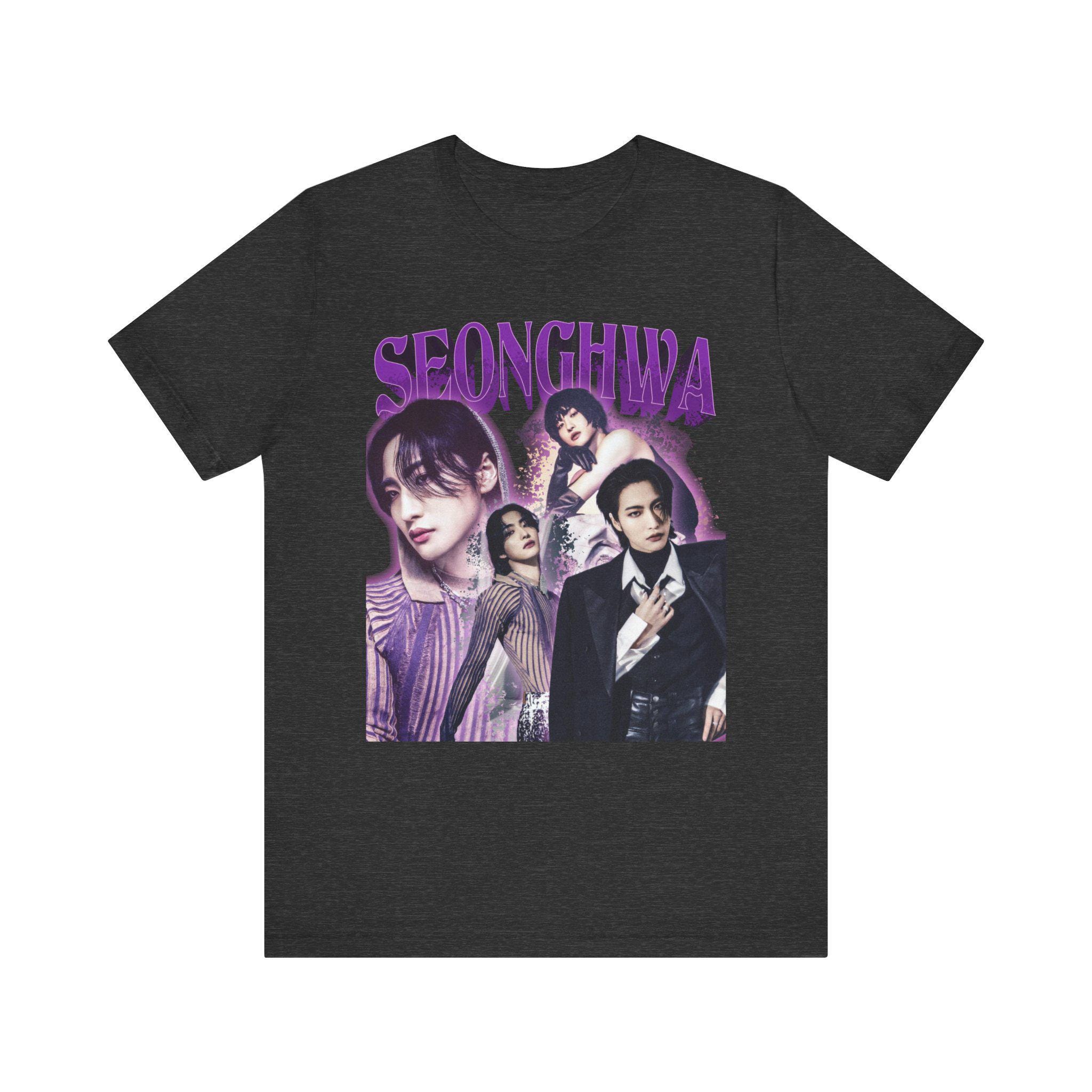 アイドル ATEEZ official Seonghwa T-shirt Amazon.com: ATEEZ Official Merch Exclusive Seonghwa T-Shirt