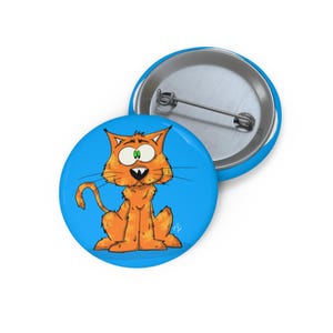 Cute Cat Custom Pin Buttons - Fun Accessories for Cat Lovers, Backpack Pins, Gift for Pet Owners, Kawaii Style Badges, Party Favors, Unique