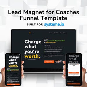 Systeme.io Lead Magnet Funnel Template: Online Course Sales
