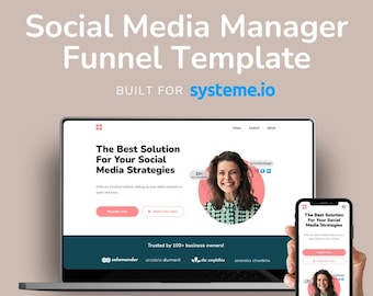 Systeme.io Social Media Manager Funnel Template: High-Converting Landing Page (PDF Guide)