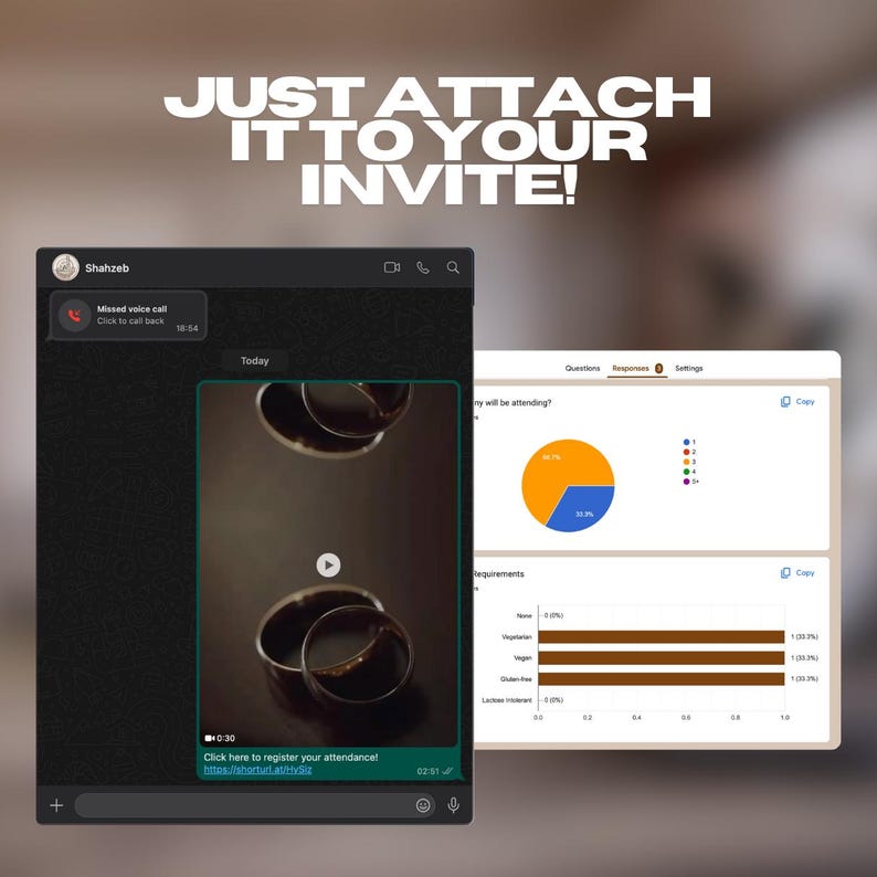 Just attach it to your invite. Image showing how your sign up link can be attached.