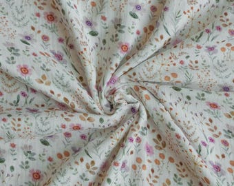 Delicate double gauze with petite floral pattern – Ideal for light dresses and blouses