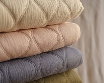 Limited stock - Padded muslin for baby blankets, jackets and accessories - quilted double gauze cotton fabric
