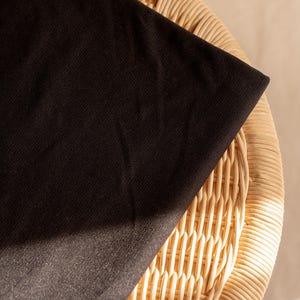 Swimwear lining fabric - stretch jersey lining for swimsuits and activewear - lightweight fabric by the half meter or yard Schwarz