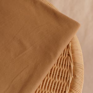 Swimwear lining fabric - stretch jersey lining for swimsuits and activewear - lightweight fabric by the half meter or yard Beige