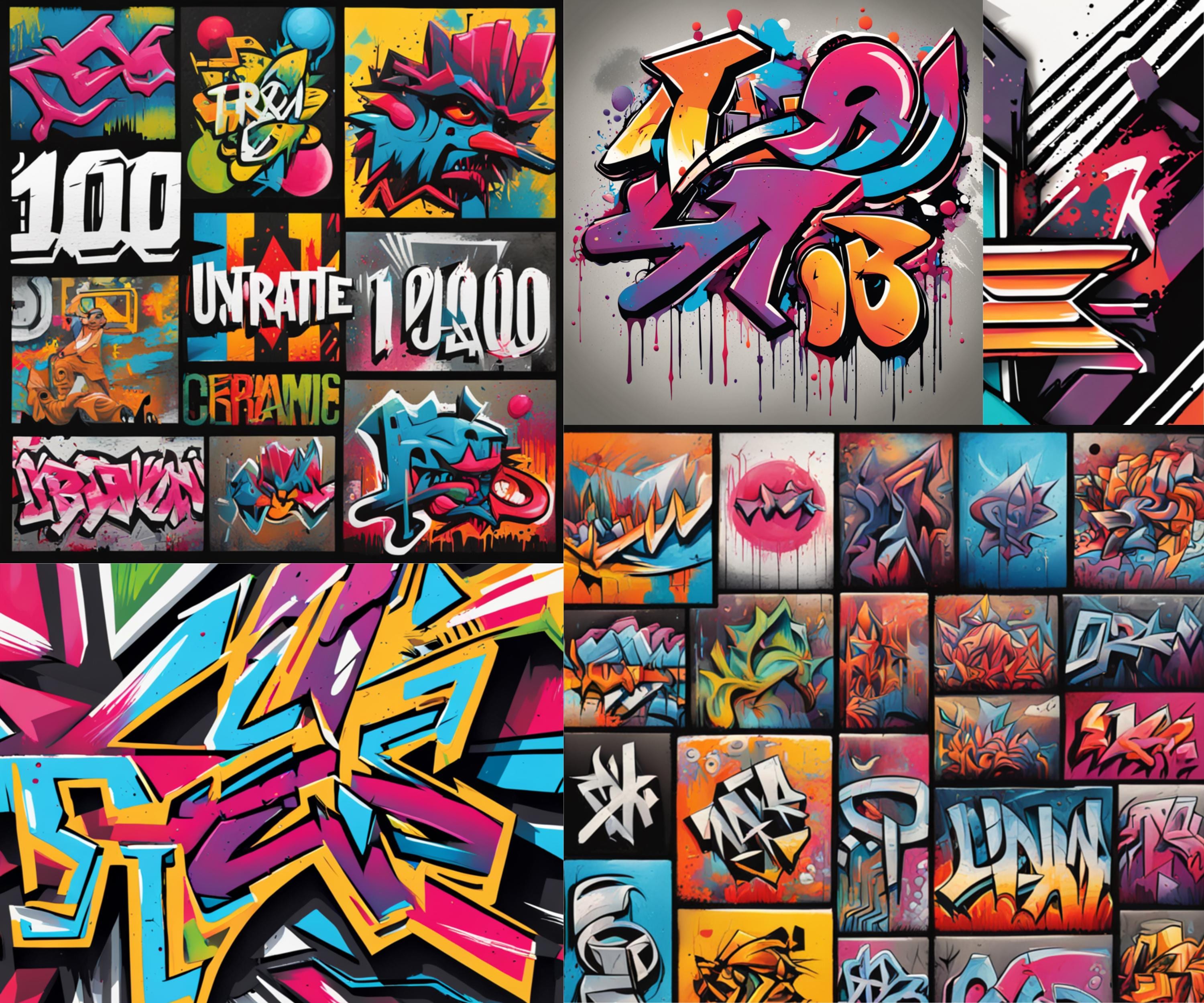 300 Graffiti Street Art PNG T-shirt Designs | Instant Digital Download ...