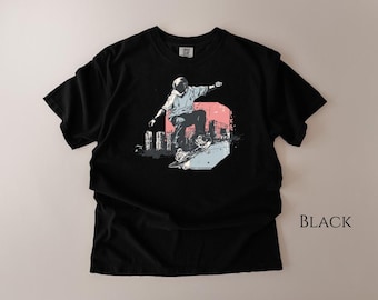 Y2K Skateboard Shirt, Retro 2000s Skate Tee, Streetwear Graphic T Shirt, Vintage Skater Style Unisex Top, Urban style Cotton T-Shirt