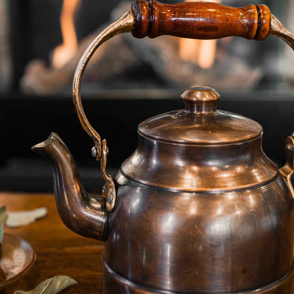 Handmade Copper Teapot, Copper Tea Kettle With Wood Handle, Vintage Style Copper Kettle, Stovetop Tea Kettle - Etsy