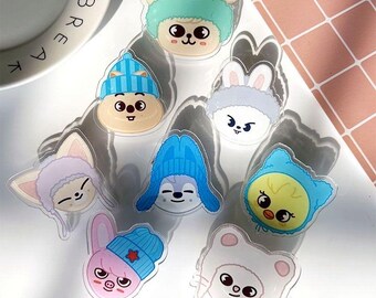 Stray Kids Phone Grip, Phone Holder, Kawaii Phone Grip,skzoo - Etsy