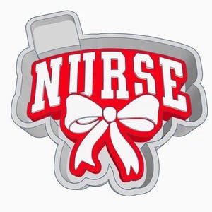 Nurse with bow Freshie mold