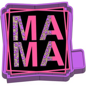 Mama cheetah Freshie mold