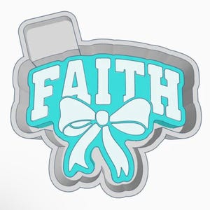 Faith with bow Freshie mold