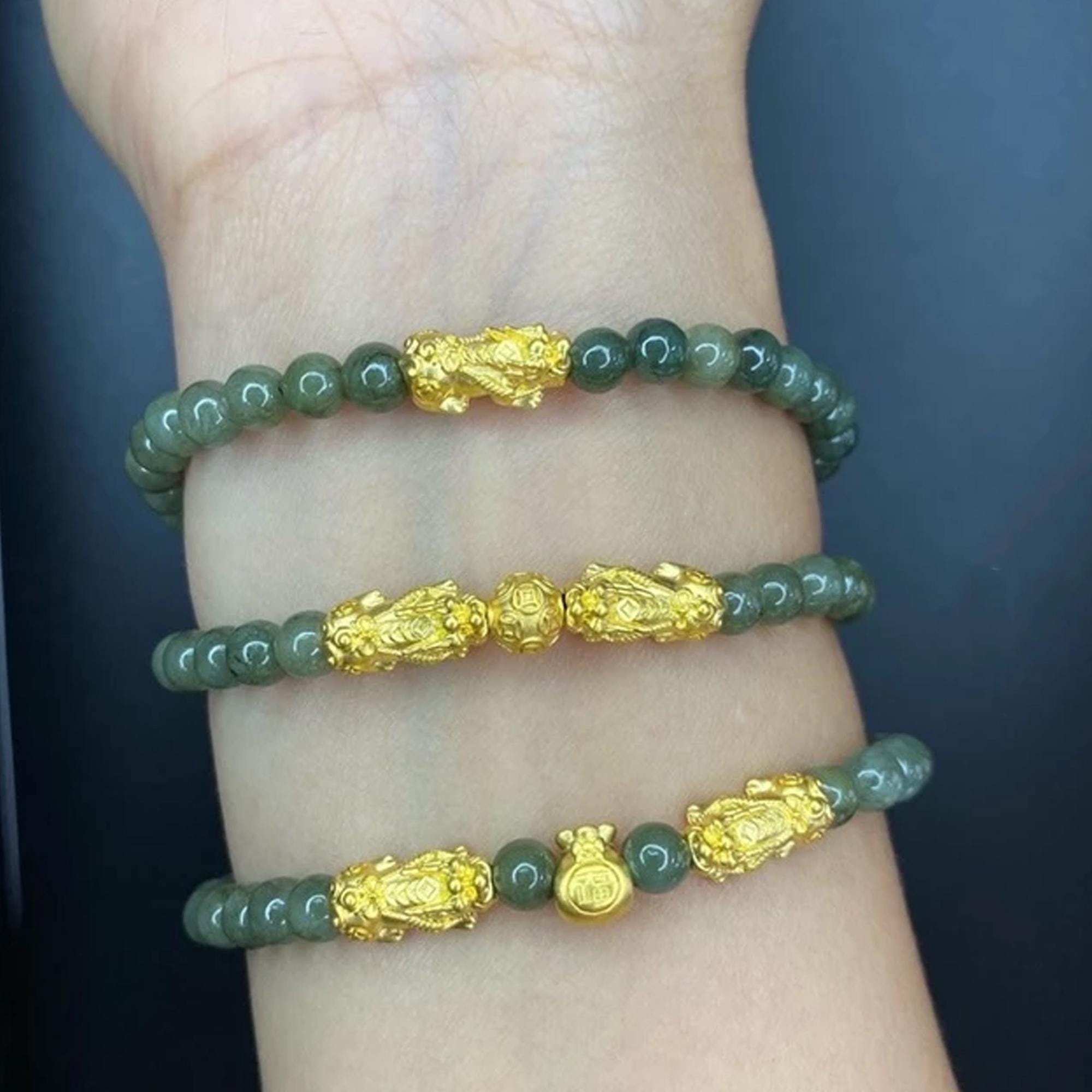 24k Gold Piyao Bracelet - Etsy 24k Gold Piyao Bracelet - Etsy