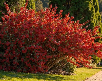 Nasiona rzadkie Ognik szkarłatny 15 - 30 szt. + prezent (Pyracantha coccinea) Ognik czerwony / Krzew ozdobny