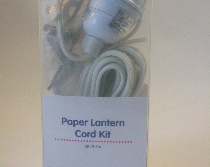 Paper Lantern Cord Kit Etsy