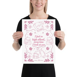 So High School – Pink Poster for Swifties