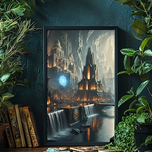 City in a Cave - Wall Art